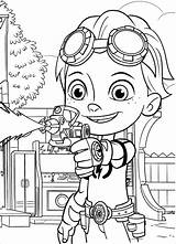 Rusty Rivets Coloring Pages sketch template