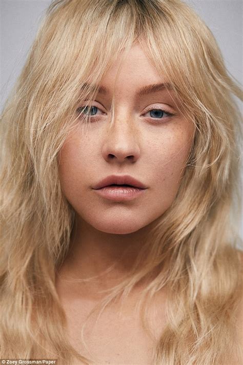 Christina Aguilera Is Unrecognizable With No Makeup On Daily Mail Online