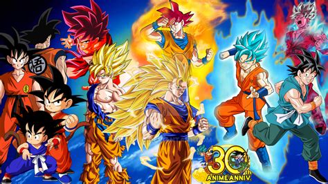 Son Goku Evolution Db Dbz Dbs And Eoz By Sontj On
