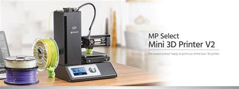 select mini  printer  black  heated      mm build plate fully