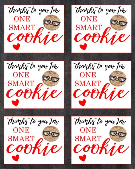smart cookie  printable  templates printable