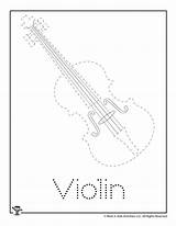 Violin Tracing Kids Worksheets Letter Activities sketch template