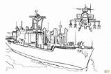 Coloring Colorare Disegni Battleship Ausmalbild Elicottero Fs1 Bateau Warship Military Soldati Sulla Militaire Bambini Mondiale Kolorowanki Cachemire sketch template