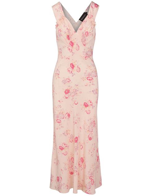 the ivy eden pink floral slip dress realisation par