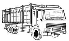 super dump truck capable  carrying great loads coloring page kids