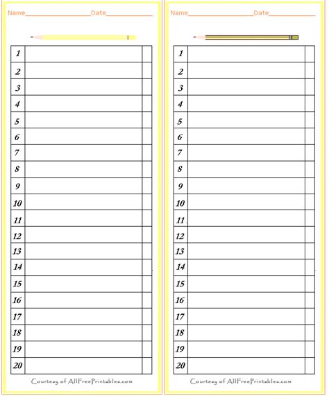 printable checklists   lists shopping lists school check lists