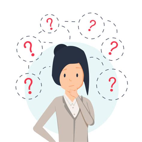 Confused Woman Illustrations Royalty Free Vector Graphics
