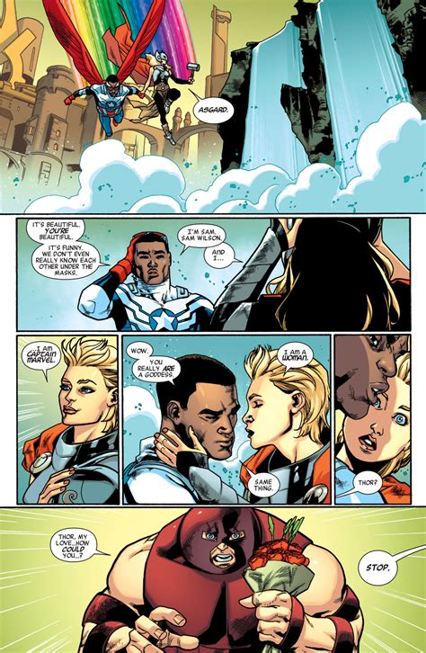 Miss Marvel’s Fanfic Ships Captain America And Thor