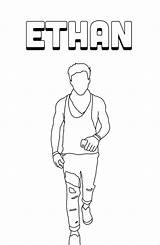 Ethan sketch template