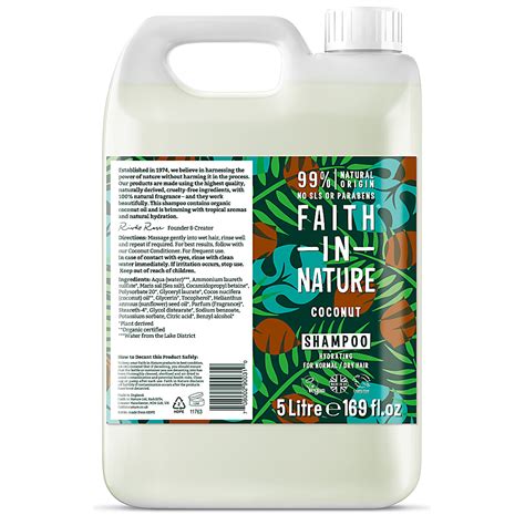 faith  nature shampoo fillable refill shop