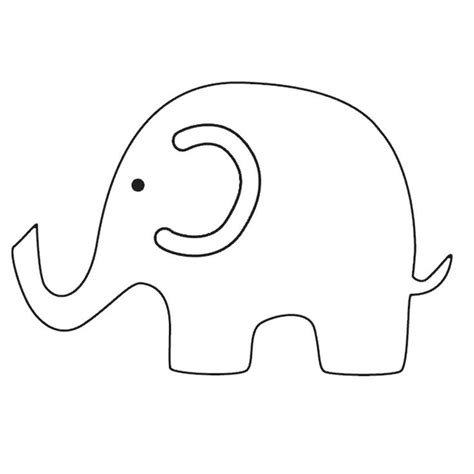large elephant plasma craftwork cards elephant template elephant