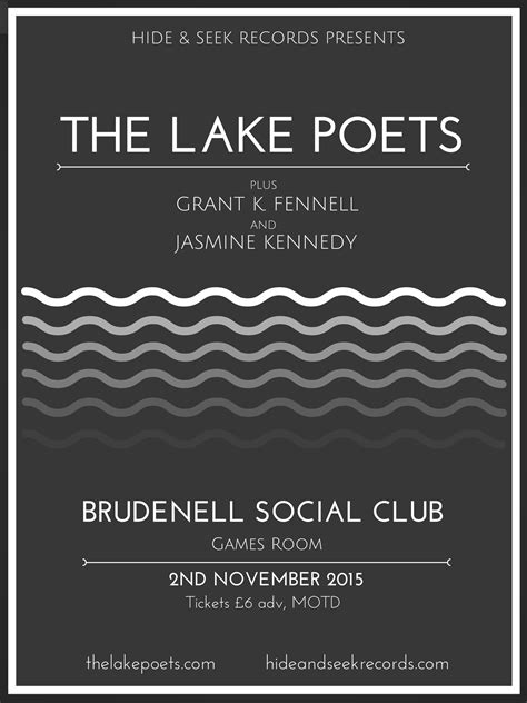 lake poets grant  fennel jasmine kennedy gig  leeds brudenell