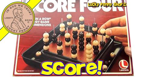 vintage score  strategy board game  lakeside toys  youtube