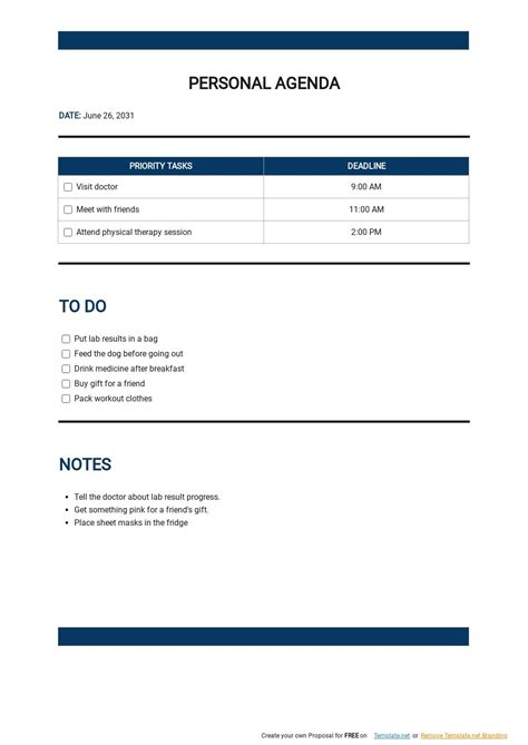 agenda templates  docs  downloads templatenet