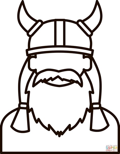 viking coloring page  printable coloring pages