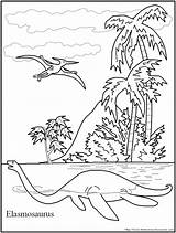 Colorare Elasmosaurus Dinosauri Disegni Ingrahamrobotics sketch template
