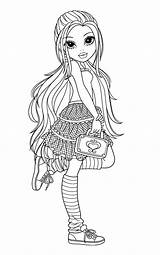 Coloring Pages Girls Moxie Girlz Girl Colouring Kids Printable Cute Print Adult Cool Color Books Drawings Kitty Book Online Da sketch template