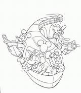 Coloring Walt Disneyland Monorail Epcot Olds Pirate Cruze Jungle Gang Azcoloring Getdrawings Coloringhome Fazendo sketch template