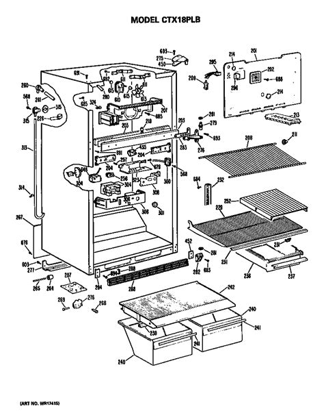 hotpoint refrigerators parts model ctxplbrad sears partsdirect