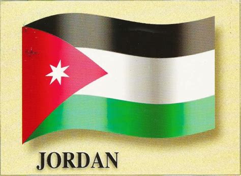 Postcards On My Wall Flag Of Jordan