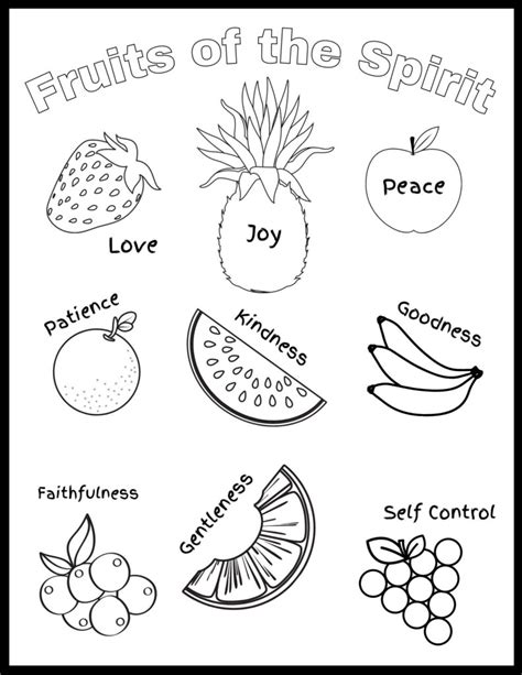 fruit   spirit  printable printable form templates  letter