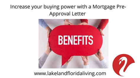 mortgage pre approval letter    lakeland