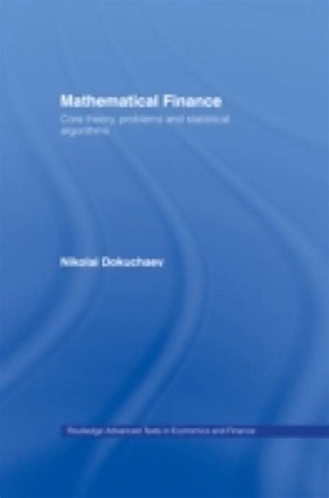 mathematical finance  jetzt bei weltbildch als