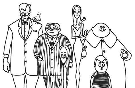 addams family coloring pages  printable coloring pages  kids