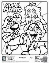 Mario Cat Coloring Pages Super Getcolorings Printable sketch template