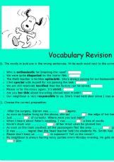 english exercises prepositions