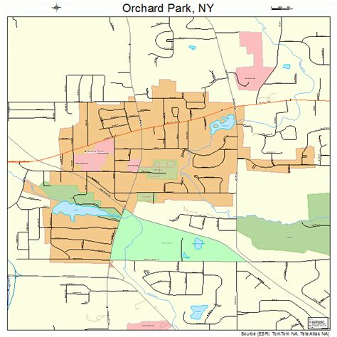 orchard park  york street map