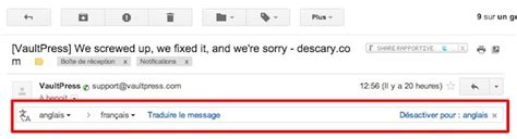 gmail traduit vos  mails automatiquement descarycom propulsez