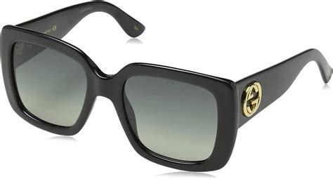 gucci gg0141s black grey shaded women sunglasses gucci amazon ca