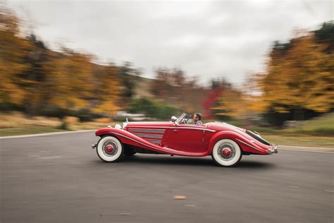 1937 Mercedes 540k Red Convertible Classic Cars
