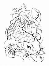 Fish Pages Coy Coloring Getcolorings Koi Pez Por sketch template