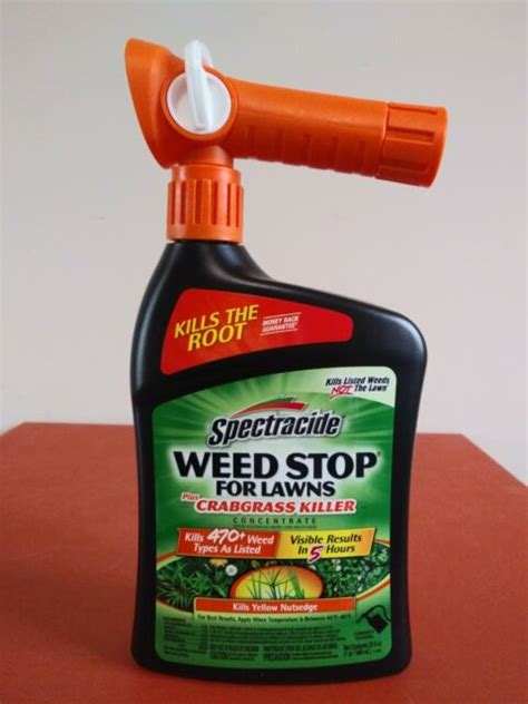 Spectracide Weed Stop For Lawns Plus Crabgrass Killer W Quickflip Hose