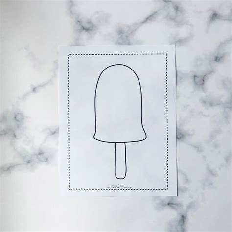 printable popsicle templates instant   sizes