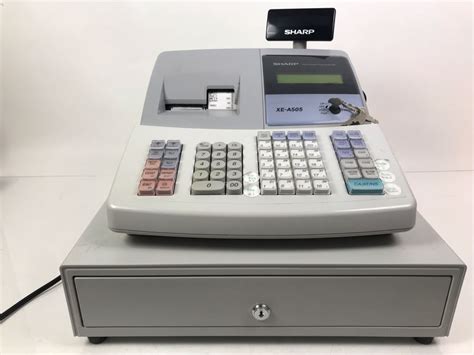 sharp electronic cash register model xe