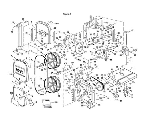 ridgid bs parts list ridgid bs repair parts oem parts  schematic diagram
