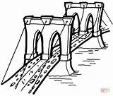 Puente Bruecken Malvorlagen Monumentos Niños Stampare Brucke Lugares Popular sketch template