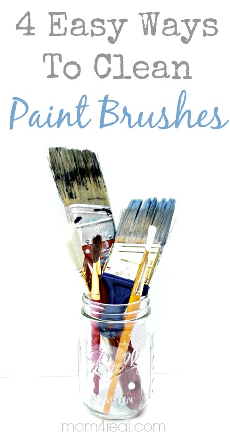 easy ways  clean paint brushes vintage household tip