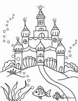 Kingdom Coloring Pages Mermaid Submarine Colouring Drawing Kids Getdrawings Activities Choose Board sketch template