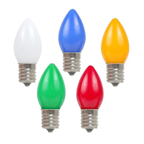 multi colored led  ceramic christmas bulbs novelty lights