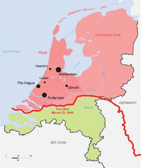 holland ww map