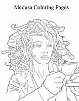 Medusa Coloring Pages Mirror Looking Printable Drawing Color Face Designlooter Netart 776px 06kb Getdrawings Getcolorings Mythical sketch template