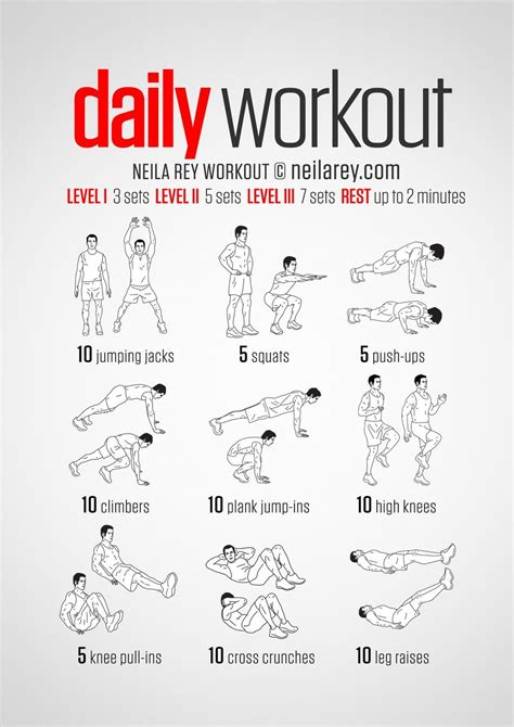 easy daily workout daily workout easy daily workouts  equipment workout