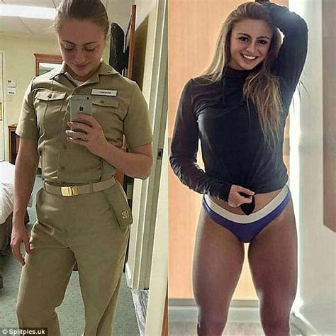 women in uniform and their glamorous double lives revealed daily mail online