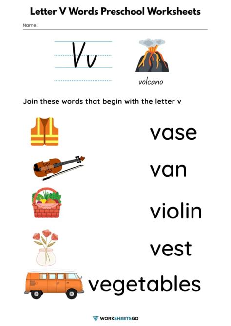letter  words preschool worksheets worksheets