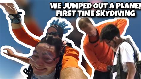 we jumped out a plane first time skydiving youtube