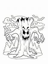 Ausmalbilder Baum Schrecklicher Gruselige Monstres Monstre Malvorlagen Kinder Coloriages Colouring Mostri Colorare Erwachsene Disegni Ausmalen Gruseliges Lassie Hexe Jugendliche Vorlagen sketch template